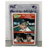 1965 Topps A.L. HR Leaders baseball card