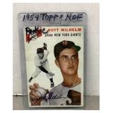 1954 Topps Hoyt Wilhelm baseball card
