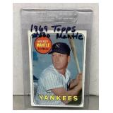 1969 Topps Mickey Mantle baseball card