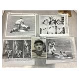 Group of vintage baseball pictures