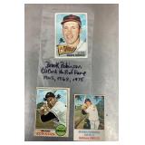 3 Brooks Robinson baseball cards