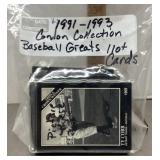 Group of Conlon Baseball Greats cards