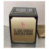 STL Cardinals 1967 World Champions replica ring