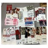 Group of St. Louis Cardinals tickets stubs