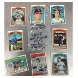 16 1972 Topps baseball cards