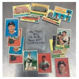 Group of 1961 Topps baseball cards