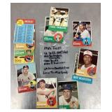 Group of 1963 Topps baseball cards