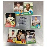 Group of 1963 Topps baseball cards