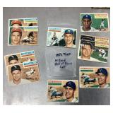 Group of 1956 Topps baseball cards