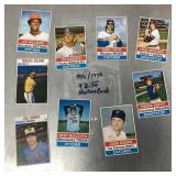9 Hostess baseball cards