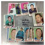 Group of vintage hockey cards