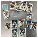 Group of hockey cards