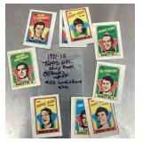 Group of vintage 1970s Topps Hockey booklets