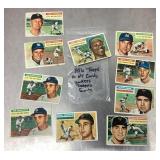 Group of 1956 Topps baseball cards