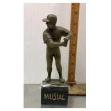 Signed Stan Musial statue --broken bat included
