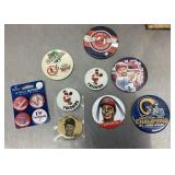 Group of pinback buttons