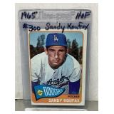 1965 Topps Sandy Koufax baseball card