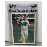 1957 Topps Duke Snider baseball card