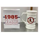St. Louis Cardinals 1985 NL Champs beer stein