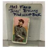 1909 T206 Tom Jones baseball card