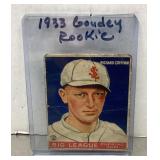 1933 Goudey Richard Coffman baseball card