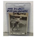 1940 Playball Lon Warneke baseball card