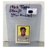 1962 Topps Stan Musial stamp