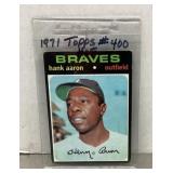 1971 Topps Hank Aaron baseball card
