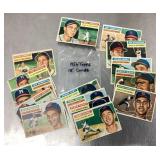 Group of 1956 Topps baseball cards