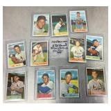 Group of 1954 Bowman baseball cards