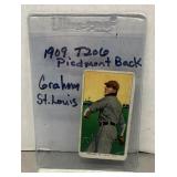 1909 T206 Bill Graham baseball card