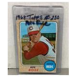 1968 Topps Pete Rose baseball card
