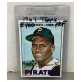 1967 Topps Roberto Clemente baseball card