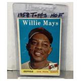 1958 Topps Willie Mays baseball card