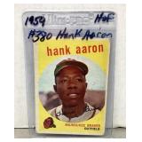 1959 Topps Hank Aaron baseball card
