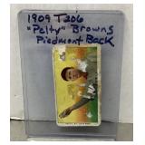 1909 T206 Barney Pelty baseball card