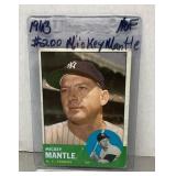 1963 Topps Mickey Mantle baseball card