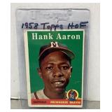 1958 Topps Hank Aaron baseball card