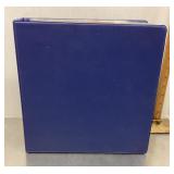 Binder with baseball cards