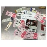 Group of miscellaneous ticket stubs