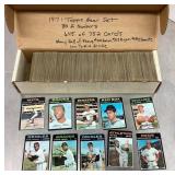 1971 Topps near complete baseball card set
