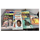 Group of vintage boxing magazines