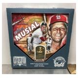 Stan Musial Home Plate shaped plaque