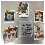 Group of 1960 Topps baseball cards