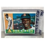 1960 Topps Bob Gibson baseball card