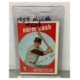 1959 Topps Norm Cash baseball card