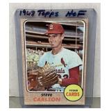 1968 Topps Steve Carlton baseball card