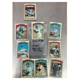 19 1972 Topps baseball cards