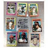 Group of 1975 Topps baseball cards