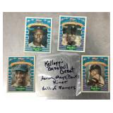 4 Kelloggï¿½s Baseball Greats baseball cards